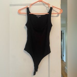 Black Tank Top Bodysuit, Size Small